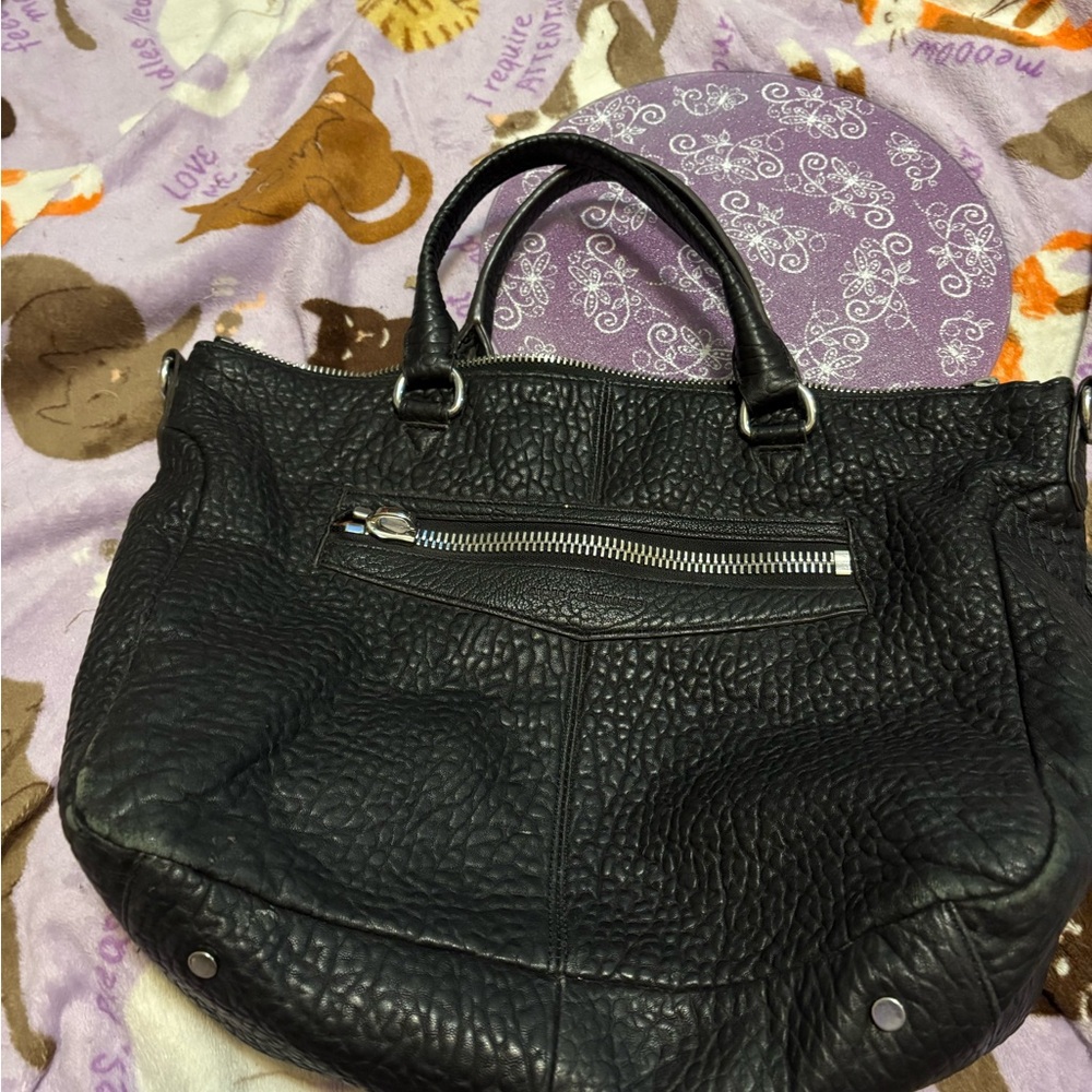 Aimee Kestenberg Black Leather Purse